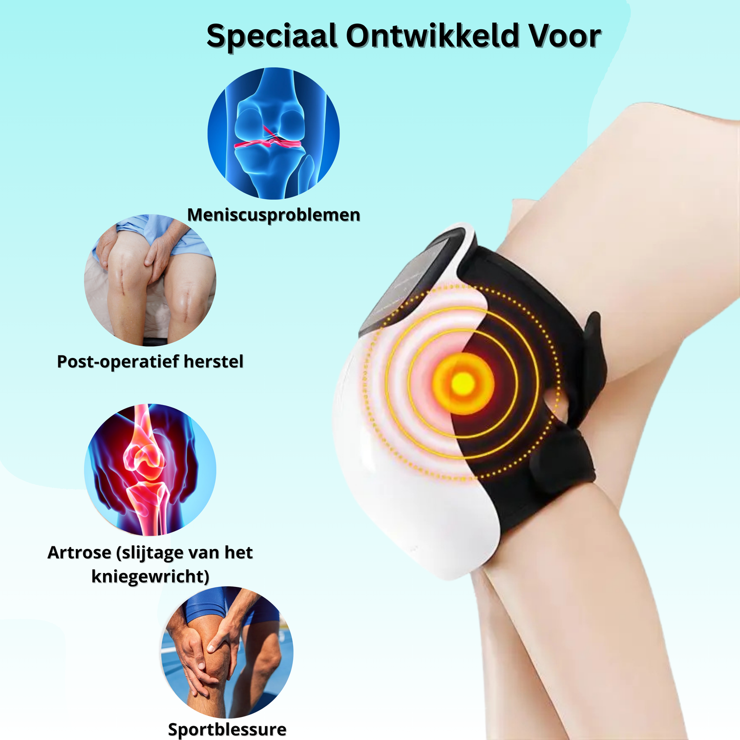 KneeNova™ - Knie Massager Red-Light Therapie