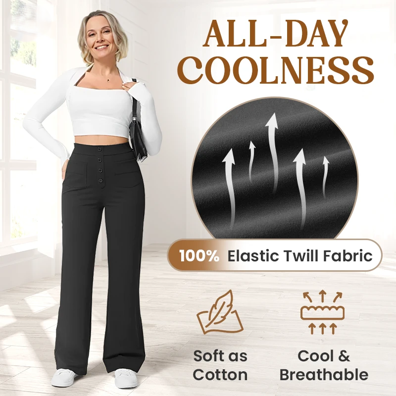 ComfortStretch™ | Casual High Waist Stretch Broek