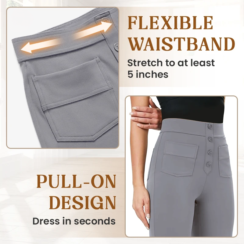 ComfortStretch™ | Casual High Waist Stretch Broek