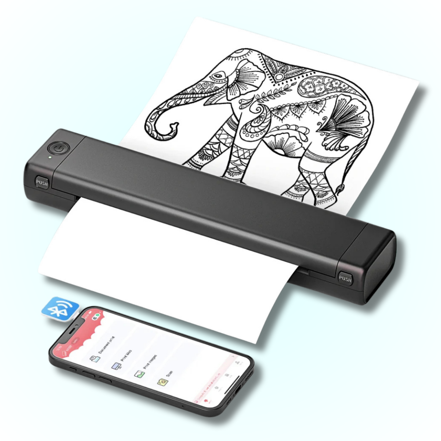 PocketPrint Pro™ | Draagbaar Printen, Nooit Meer Inkt Nodig