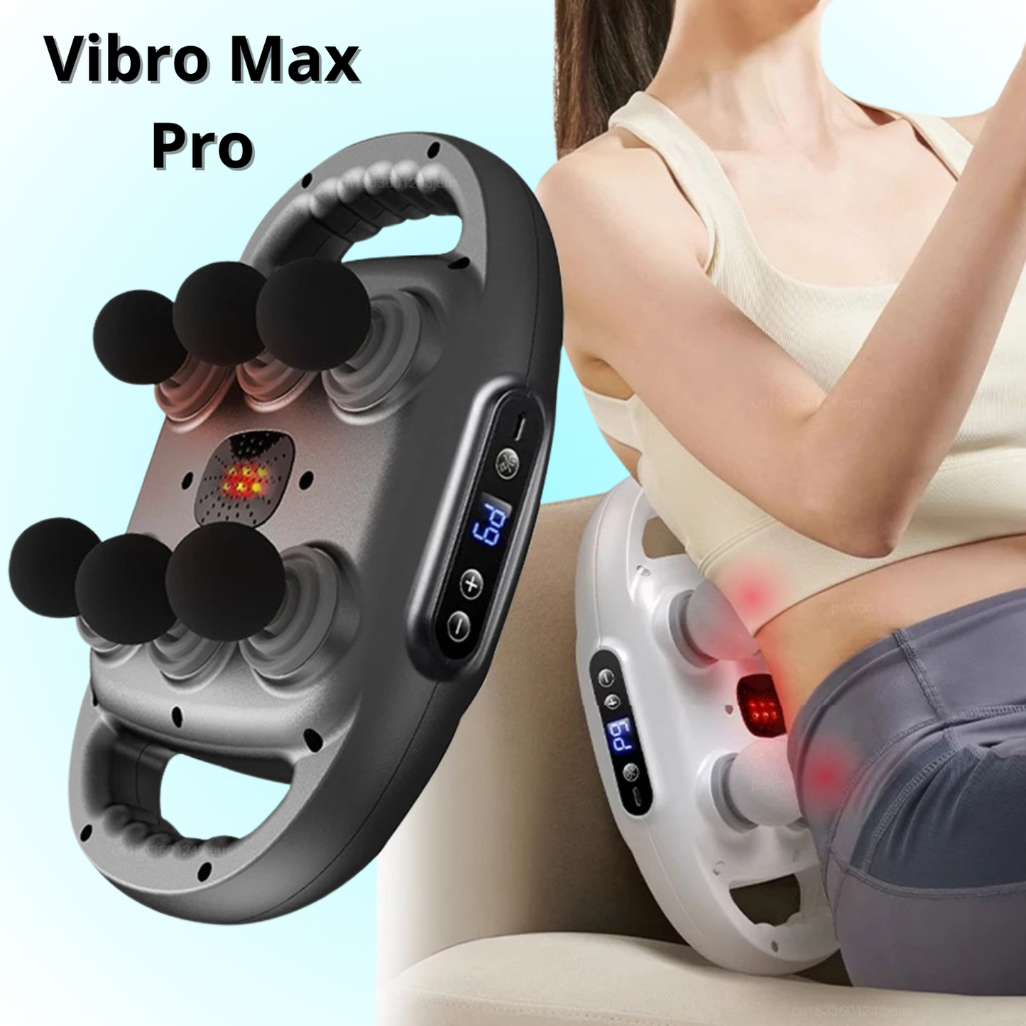 VibroMax Pro™ | 6-Hoofdige Massagepistool