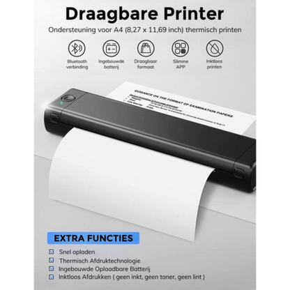 PocketPrint Pro™ | Draagbaar Printen, Nooit Meer Inkt Nodig