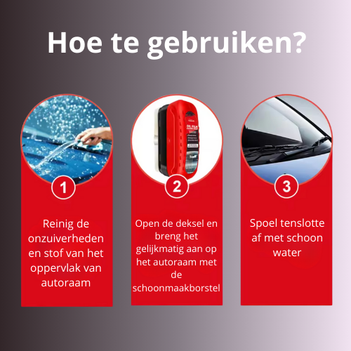 CrystalCoat Pro | Glascoating Met Borstel Voor Autoruiten Bescherming