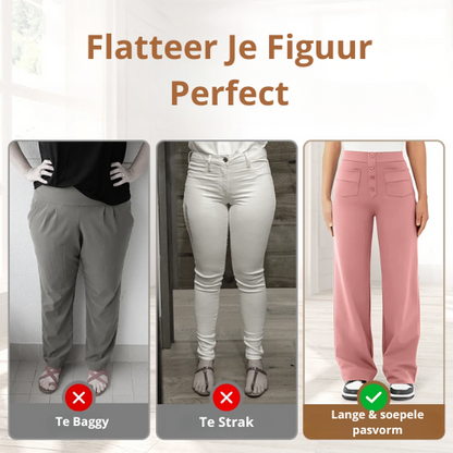 ComfortStretch™ | Casual High Waist Stretch Broek