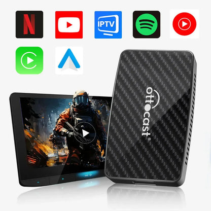 Roadcast Pro™ | Draadloos Netflix, Youtube en Spotify Streamen